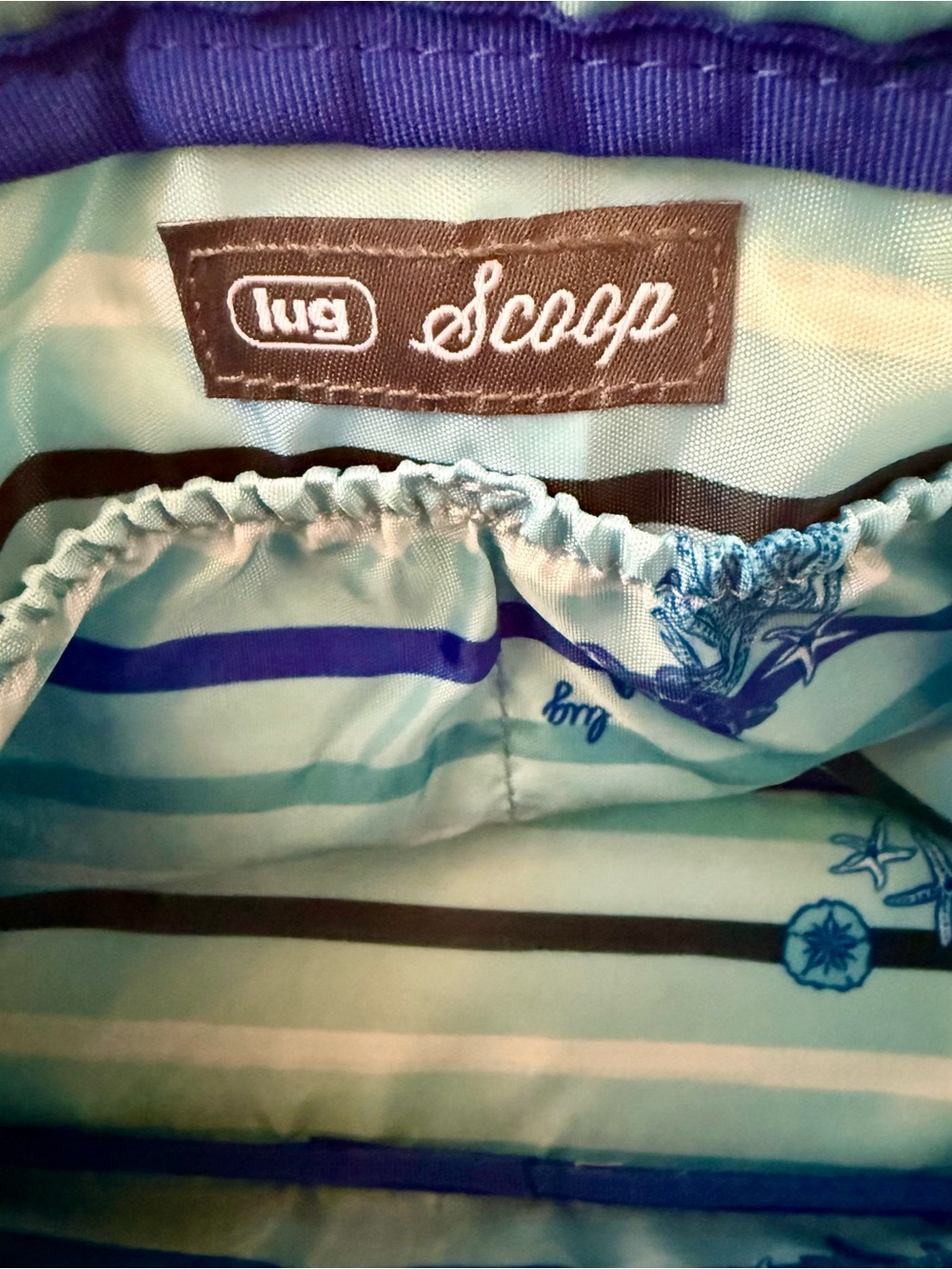 LUG Scoop crossbody in Sealife Blue - Picture 3 of 3